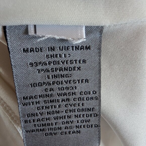 Maggy London Melanie Lyne Off The Shoulder Scuba Midi Dress Size 12 Bodycon - Picture 11 of 12